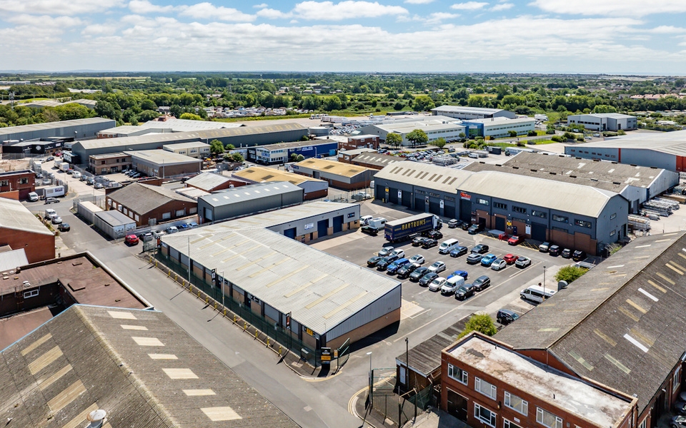 Clifton Trade Park Blackpool - Aerials (2)